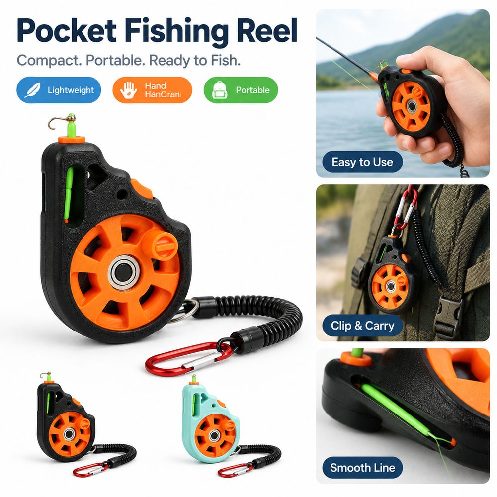Nuevo carrete de pesca de mano - Fly Reel reseña y precio