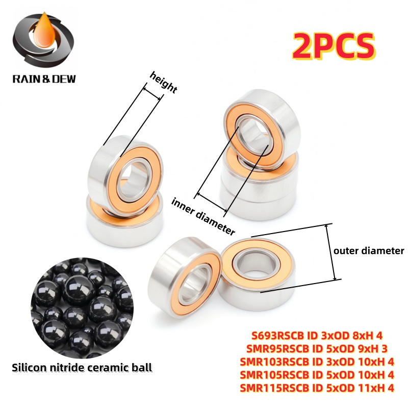 2 unidades de rodamientos de b - Baitcasting Reel reseña y precio